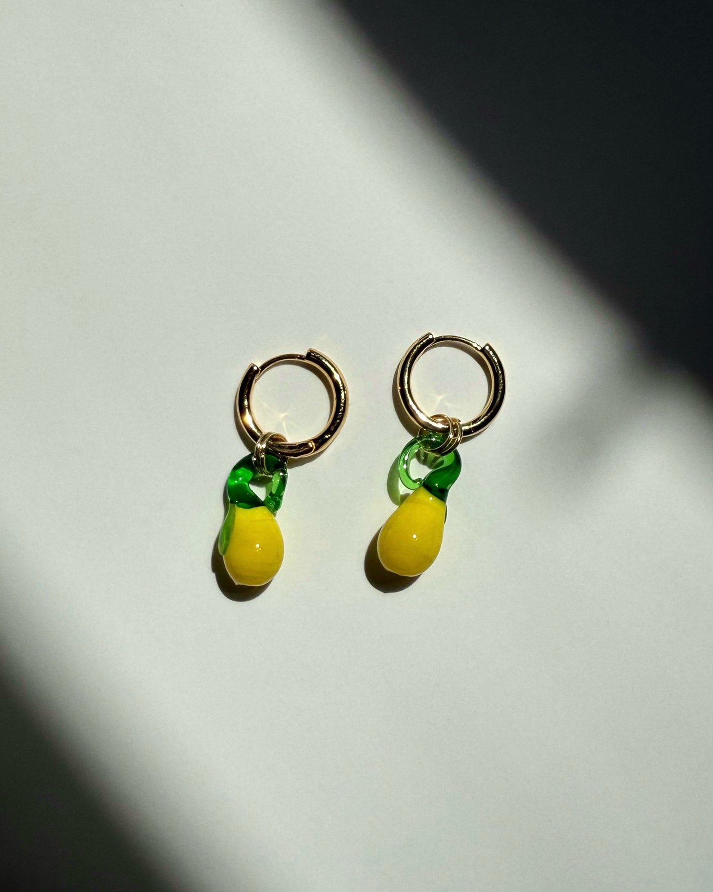 the “lemon tart” 14k gold plated earrings
