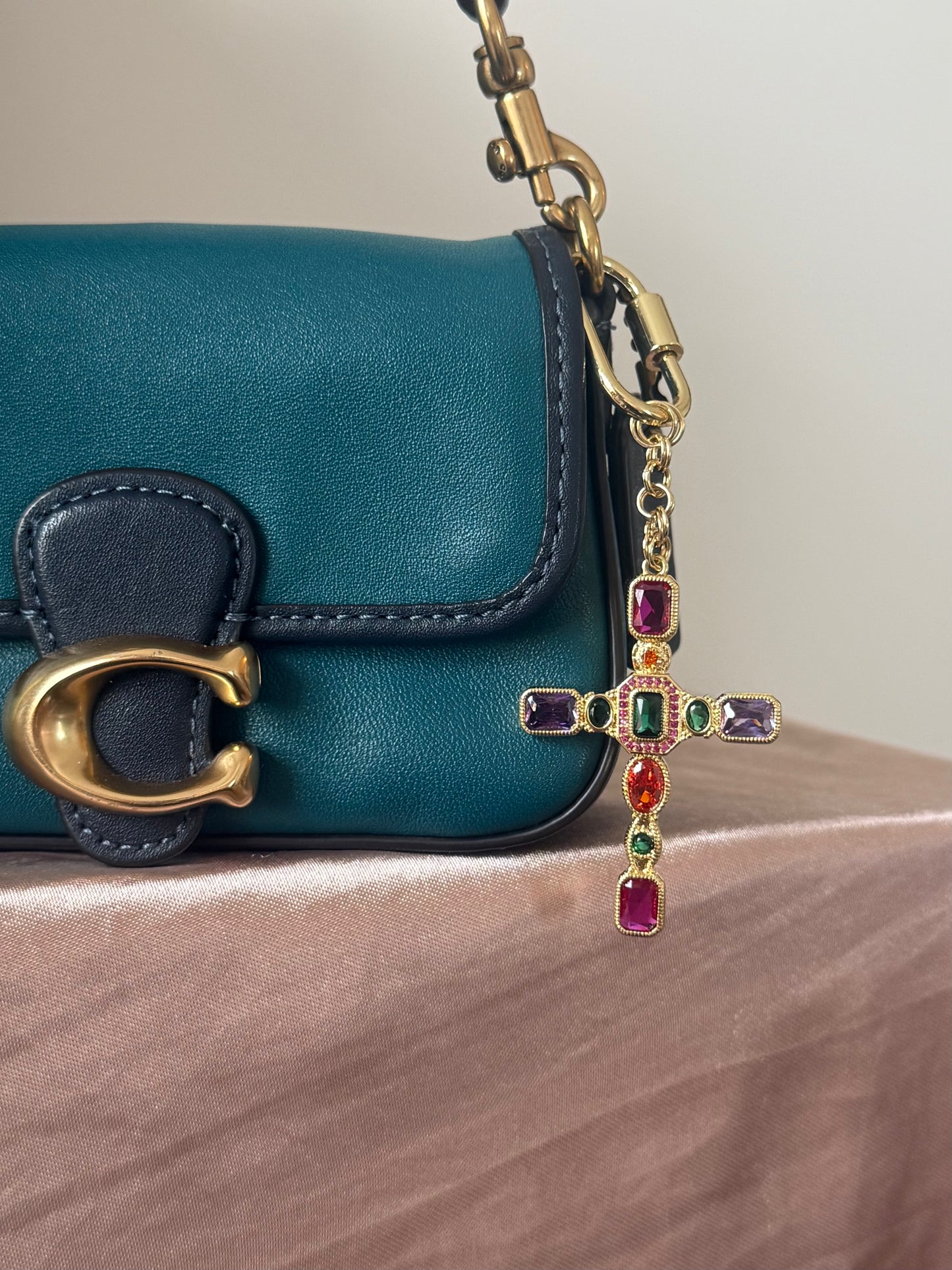 cross bag charm