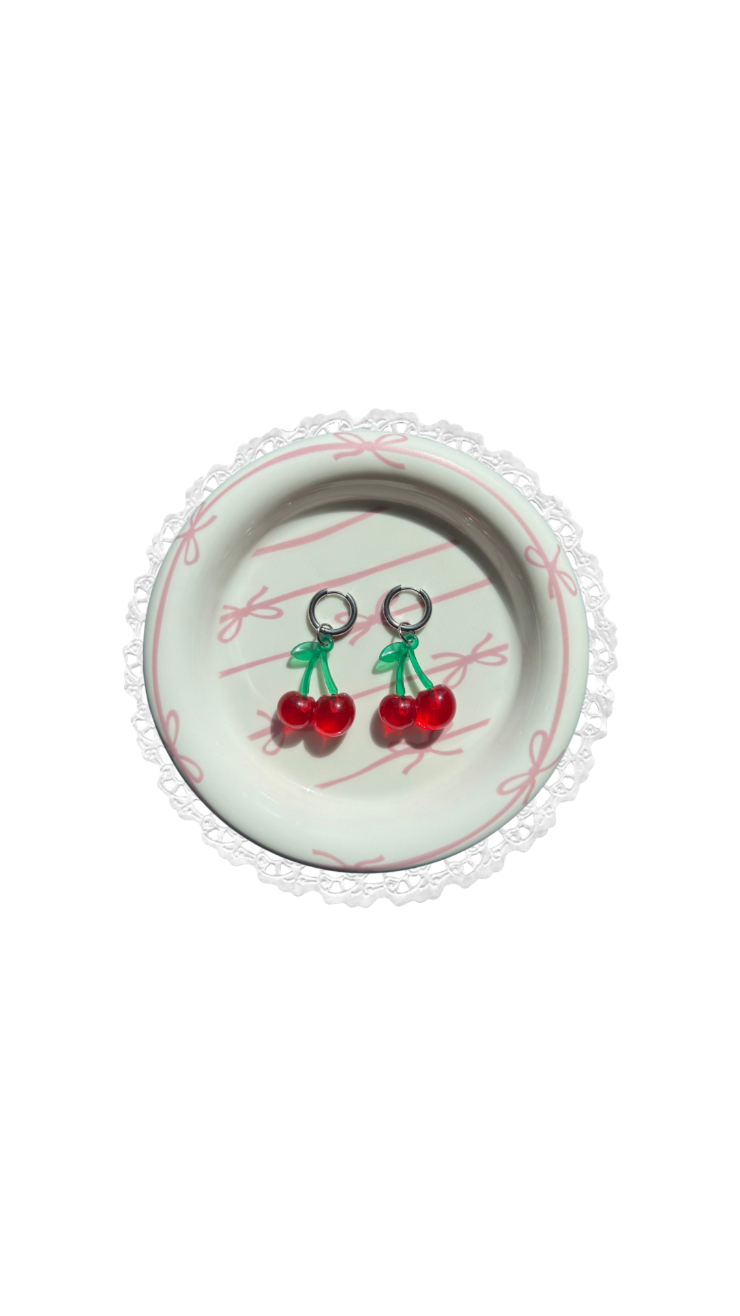 the “dirty shirley” cherry earrings