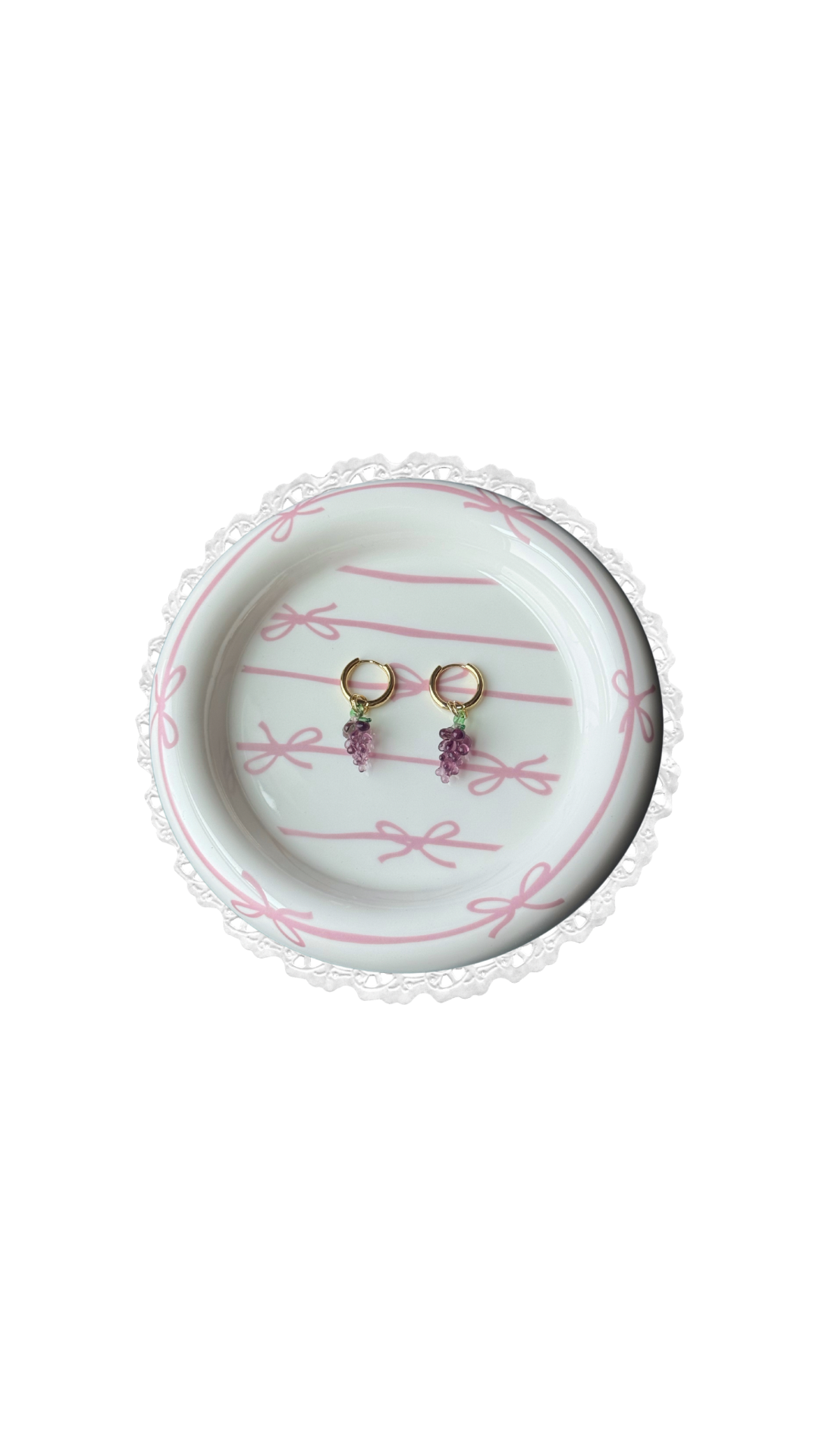 the “grape soda” 14k gold plated earrings
