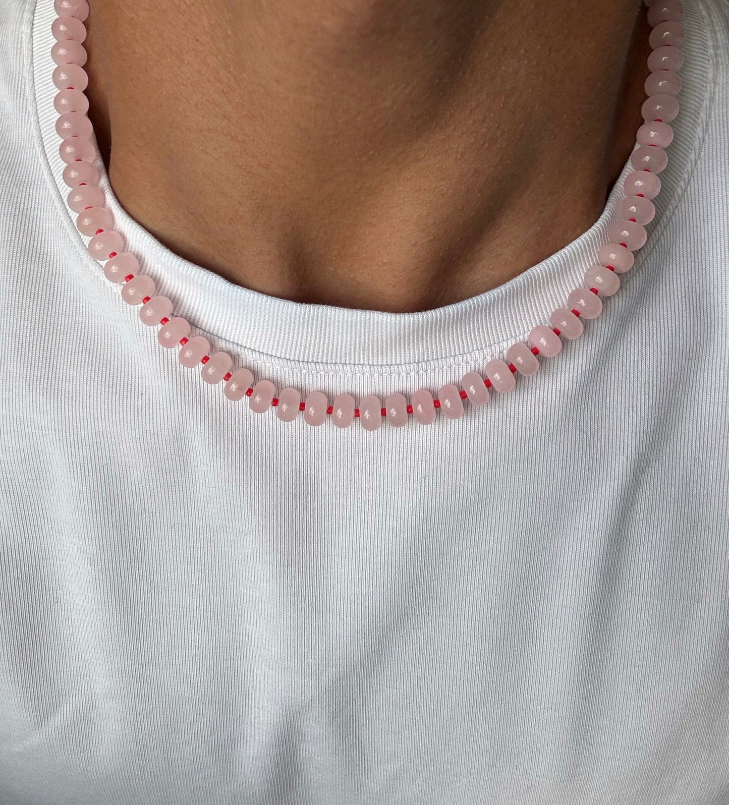 the “cherry blossom” beaded necklace