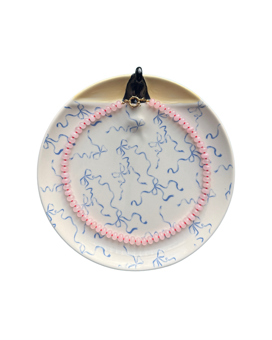 the “cherry blossom” beaded necklace